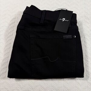 7 For All Mankind Men's Slim Black Jeans